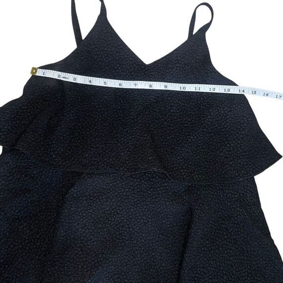 Zac Posen Girls Beverly Black 3-Tiered Dress Flounce Sleeveless Pullover size 14 - Picture 7 of 9